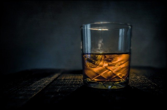 A Glass of whiskey